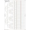 Family Tree Chart; Compact 8 Generation Pedigree Chart 120g Paper