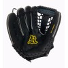 Soft Baseball Glove Left Handed Junior All Round 10.5" Black