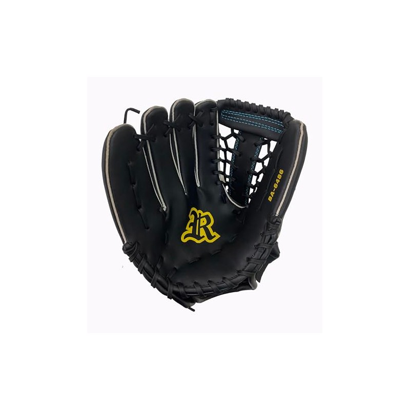 Soft Baseball Glove Left Handed Junior All Round 10.5" Black