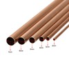 sourcing map 6pcs Copper Tubing 2mm 3mm 4mm 5mm 6mm
