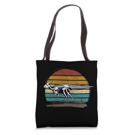 Parasaurolophus Dinosaurier Deko Retro vintage Sklett Tote Bag