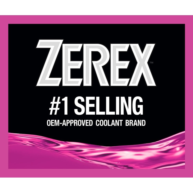 Zerex Fully Formulated Pink Heavy Duty 50/50 Ready-to-Use Antifreeze Coolant