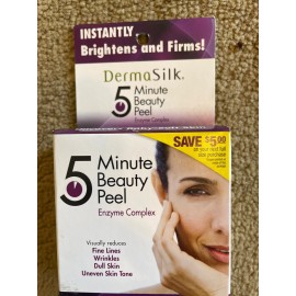 DermaSilk 5 Minutes Beauty Peel .25oz Travel Size “Lot Of 4”