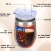 cufieovh Inspirational Gifts for Women Men Wine Tumbler with Lid
