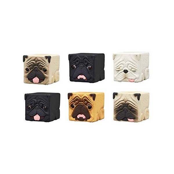 Haco Pug Gacha Set of 6 Types