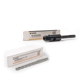 Anvil Hexagonal Adaptor M16 Including Pilot Drill and Ejection Wedge for Socket Countersink, Drill Bits