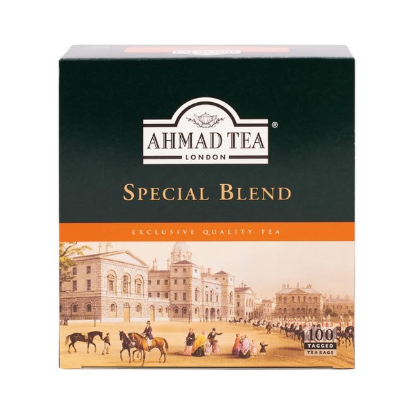 Ahmad Tea Black Tea, Special Blend Teabags, 100 ct - Caffeinated and Sugar-Free