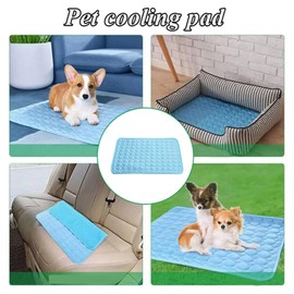 Pet Cooling Mat Cat Dog Puppy Sofa Gel Non-Toxic Bed Summer Self-Cool Cold Pad