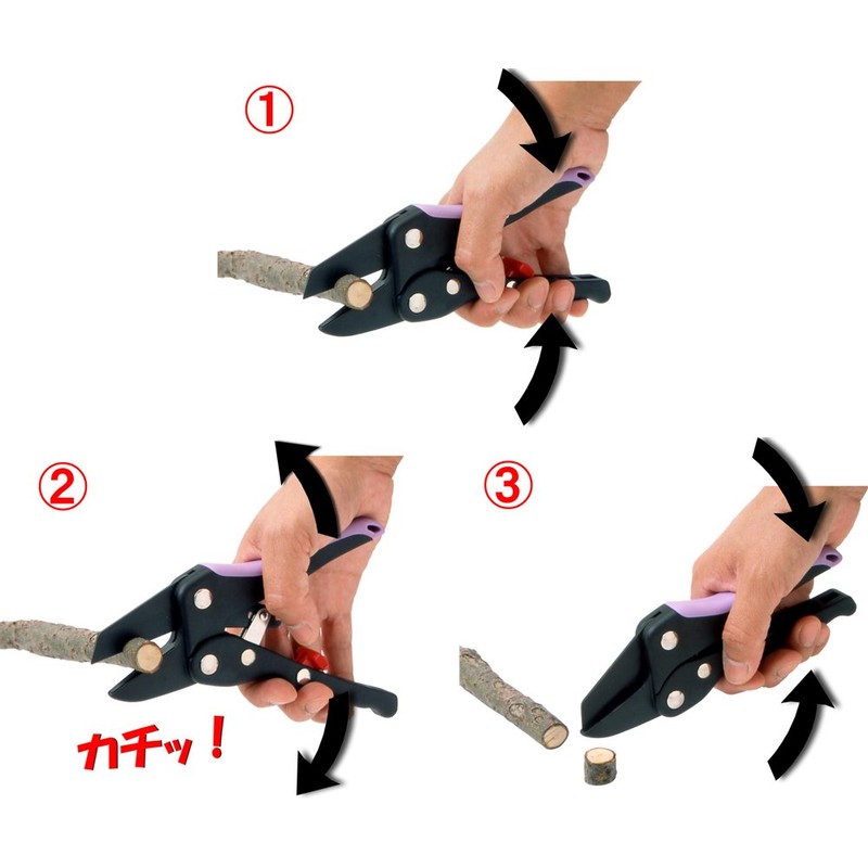 MAC Ratchet Power Mini Pruning Shears with Special Case