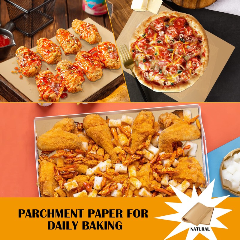 200 Pcs Parchment Paper Sheets 9 x 13 Inches, Precut