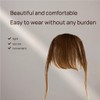Patty Both Clip In Bangs, Real Human Hair, Light Brown,