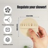 Hair Catcher Shower Wall, Silicone Hair Collector Gear Design, Bathtub