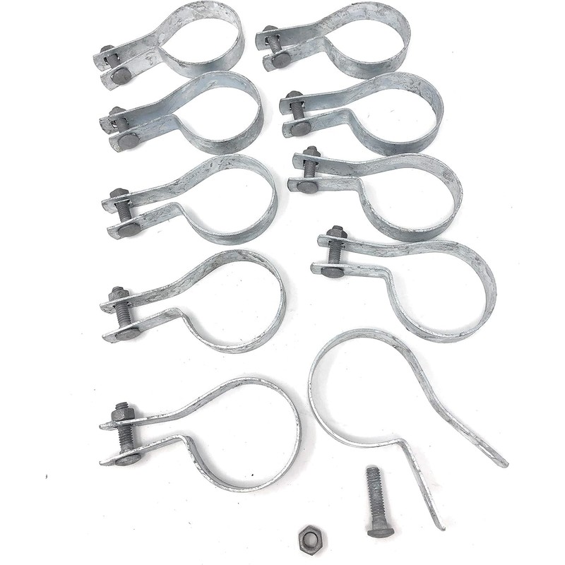 Galvanized Steel Chain Link Tension Band, Durable Steel Chain Link