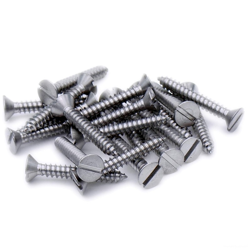 No.10 x 2 (4.8mm x 50mm) Slot Countersunk Self-Tapping Screw