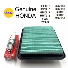 Honda GENUINE HONDA GCV135 GC160 GCV160 GCV190 TUNE UP KIT LAWNMOWER FILTER PLUG