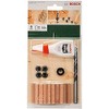 Bosch 2609255306 40mm Dowel Set with Diameter 8mm (32 Pieces)