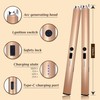 2 PCS Candle Lighter,Windproof Flameless Electric Lighter with LED Power