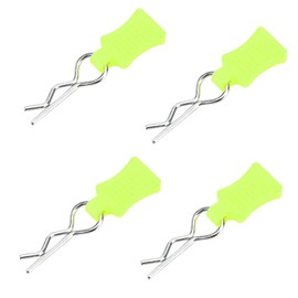 RC Car Body Clip Pin RC Accessories Body Shell Clip Pin Fixed Bracket Set Accessory Parts 1/10 1/12 RC Car (Green Yellow)