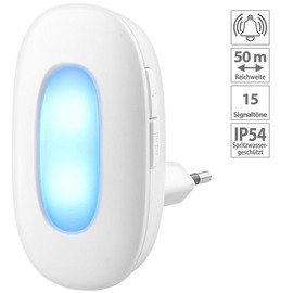 CASAcontrol Accessories for FTK-110 Doorbell Flash Light: Wireless Bell Receiver for Extending the Wireless Door Bell with Flash Light