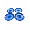 Royal Norfolk Blue Burst Dinner Plate 7” Set Of 4