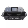 Master Cook Black Portable Charcoal Grill Tabletop Chrome Plated Steel Wire Outdoor BBQ