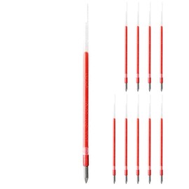 三菱鉛筆 uni 油性ボールペン 替芯 超・低摩擦ジェットストリームインク 0.7mm 赤 [10本セット] SXR-80-07