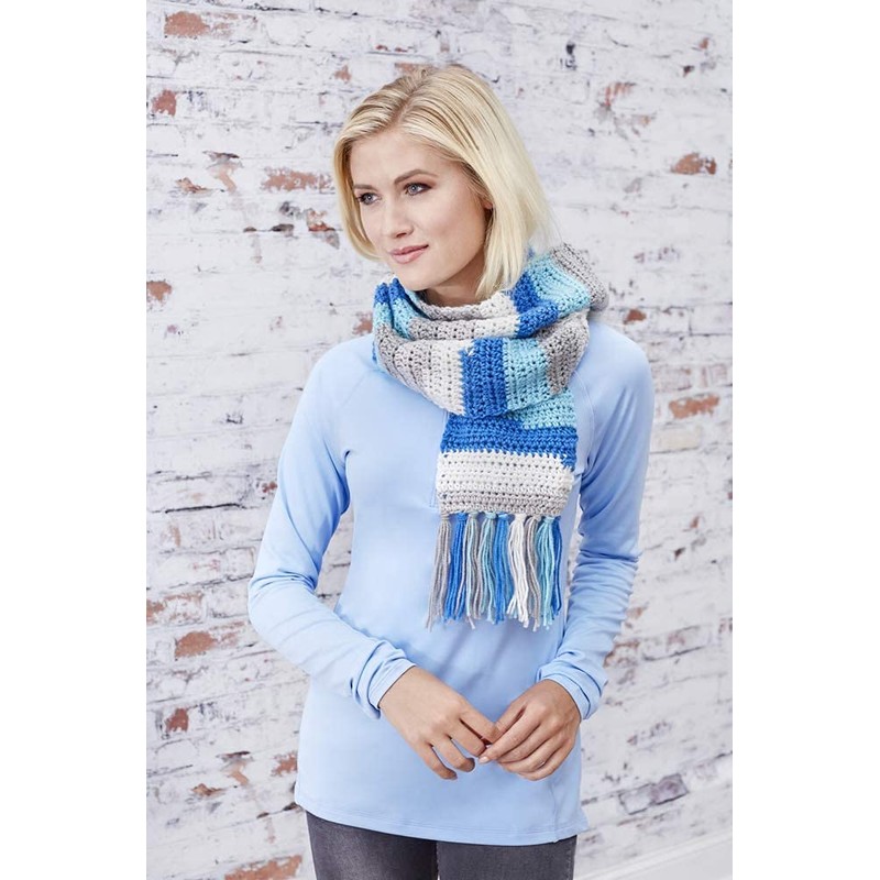 RED Heart Super Saver Yarn, Delft Blue (1, Тwo Рack)