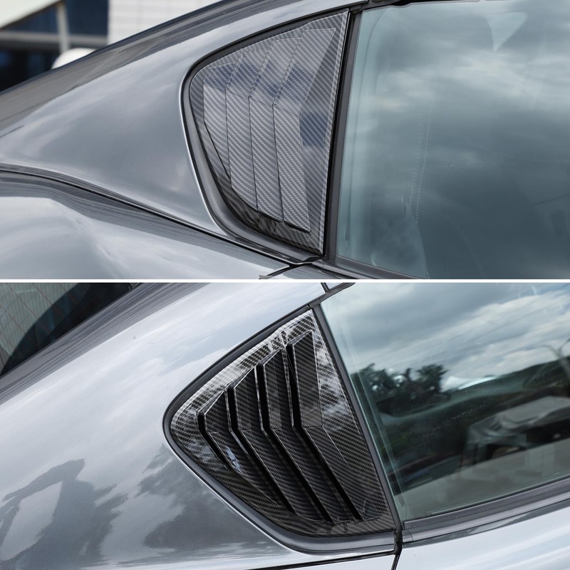 Rear Side Window Louvers Cover Trim Compatible with Mazda MX-5