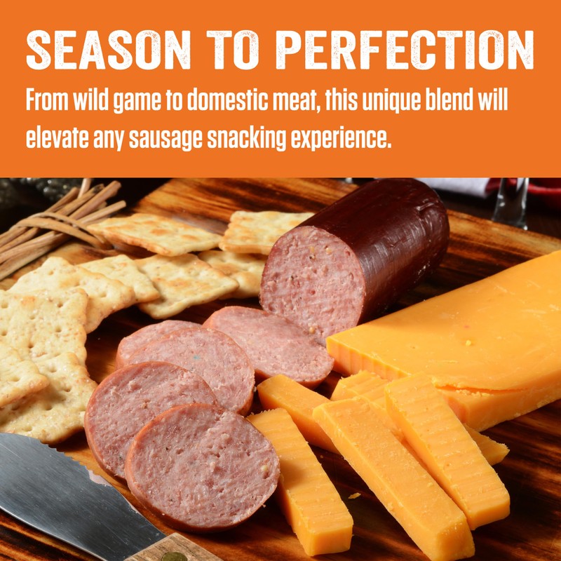 LEM Backwoods Cured Sausage Seasoning with Cure Packet, Summer Sausage