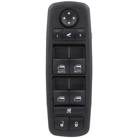 Driver Side Power Master Window Switch Compatible For For Chrysler 300 2012For Dodge JOURNEY 2011-2012For Ram 1500 2016-2018For Ram 2500 2016-2018For Ram 3500 2016-2018 OE 56046826AE