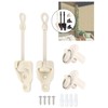 IVYSUN Shade Replacement Parts,Compatible with Coolaroo Exterior Roller Shade(Sand,3 Set)