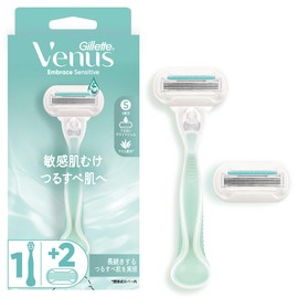 VENUS Razor Razor for Women Sensitive Skin Smooth Body Replacement Blades 2 Pcs Embrace Sensitive