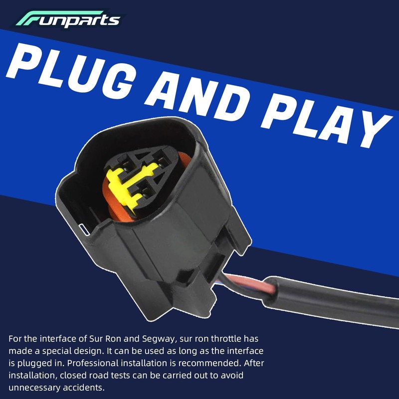 Funparts Surron Throttle,Dirt Bike Throttle Turn Grip Throttle Assembly with