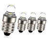 Ruiandsion 4pcs E10 LED Bulbs 3V 6000K White LED Bulbs