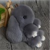 Soft Fluffy Rabbit Keychain Cute Plush Bunny Key Rings Plush