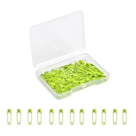 Small Safety Pins,0.75 Inch Mini Safety Pins for Clothes,Green Safety Pin Rust Resistant Nickel Plated Steel Set for Crafting,Sewing,Rimming Fastening Clip Button for Garment Hang Tag 120pcs/box