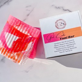 Girl Code Yoni Bar-Girly Sidekickz Feminine Hygiene Soap Comfort Antibacterial - Size: Single (1 Soap Bar)