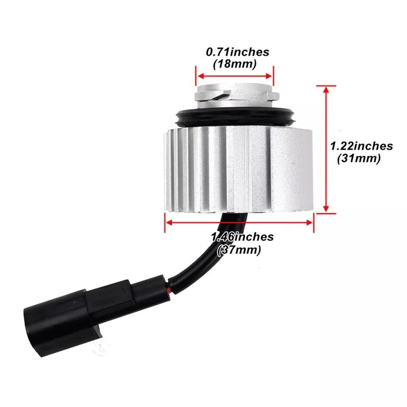 GFJMC L1B Amber LED Fog Light Bulbs for 2020+ Toyo'ta