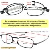Success Eyewear Reading Glasses 2 Pair Black and Gunmetal Readers