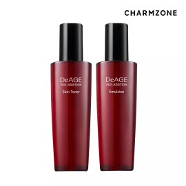 Charmzone 참존 디에이지 레드에디션 2종세트(스킨+에멀전) [참존 디에이지 레드에디션 2종세트(스킨+에멀전)] Chamzone D.Age Red Edition 2-Piece Set (Skin + Emulsion)