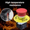 DKARDU 2NC 22mm Emergency Stop Push Button Switch Red Mushroom