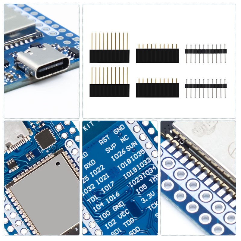 QIQIAZI ESP Mini Module ESP ESP-WROOM-32 WiFi Bluetooth BLE Development