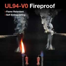 yxpolyer ABS Filament Flame Retardant UL94 V0 Fireproof FR-ABS 1kg 1.75mm Modified Fire Resistant 3D Printing Filament AMS-Compatible Engineering Grade