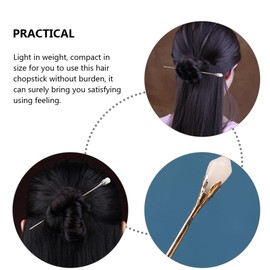 WOONEKY Hair Stick for Buns Minimalist Hair Stick Women Metal Hair Stick Vintage Hairpin for Formal Hair Accessories