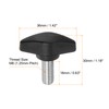 QUARKZMAN 4 Pcs T Wing Knobs Thumb Screws M8 x