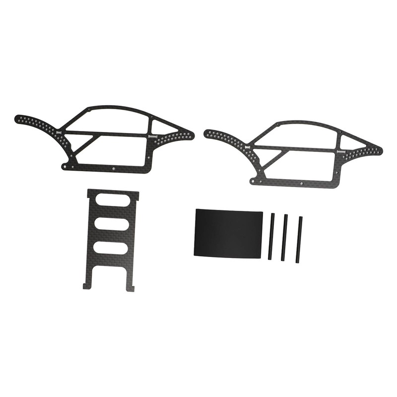 1/18 Carbon Fiber Frame Black Flexibility Carbon Fiber Chassis Kit