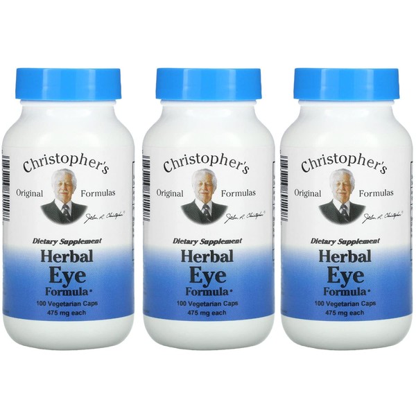 Dr. Christopher's: Herbal Eyebright, 100 caps (3 pack)3