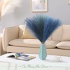 Serwalin Faux Pampas Grass 17.7 Inch 6pcs, Artificial Pampas Grass