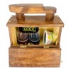Lux-z Kit Con Cajón Bolero Para Limpiar Y Lustrar Calzado
