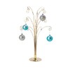 Creative Hobbies 20 Inch Tall Ornament Display Tree, Bright Brass